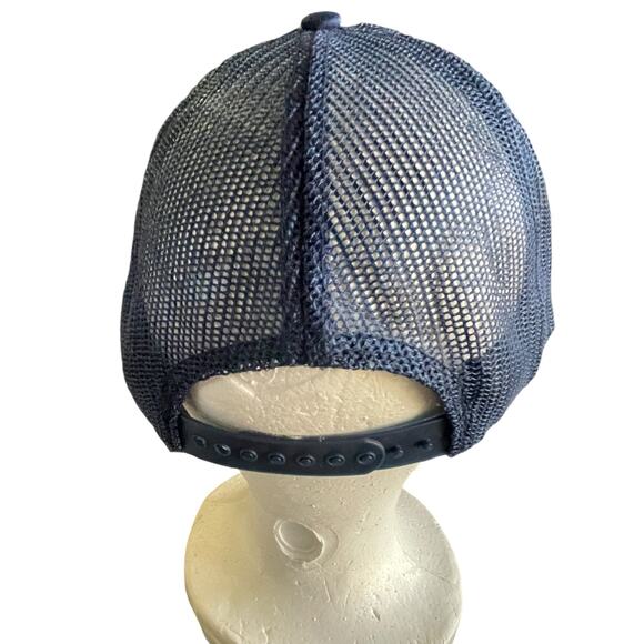 Pikes Peak Colorado Hat Trucker Cap Mesh Adult Snapback Eagle Mountains Blue - Picture 2 of 5